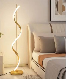 Modern LED Floor Lamp Stylish And Functional Gold Color